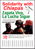 Solidarity with Chiapas poster