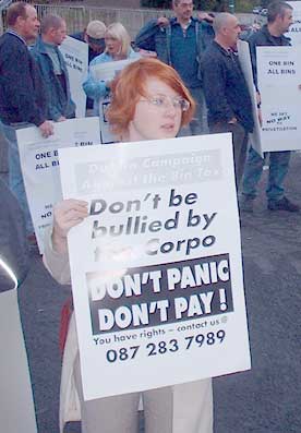 Don't be bullied placard