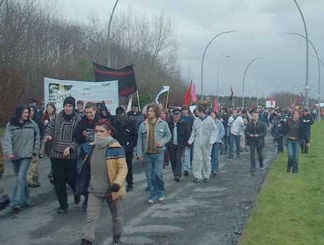 Part of the GNAW march