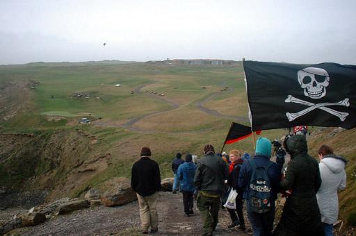 Club house at old head of Kinsale golf course